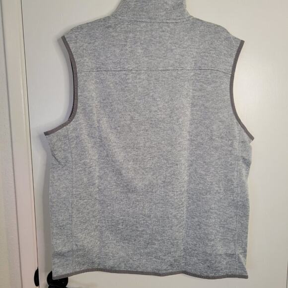 NEW Men's Lands End Gray Sweater Vest Size Large - Picture 3 of 6